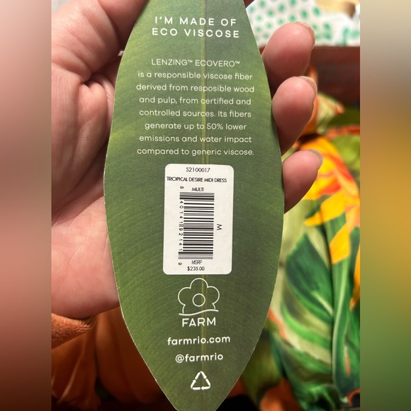 New Farm Rio Dress , Tropical color , Size M - Picture 8 of 9